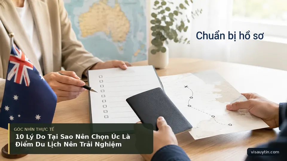 Chi tiết minh họa visa trong bài 10 Lý Do Tại Sao Nên Chọn Úc Là Điểm Du Lịch Nên Trải Nghiệm