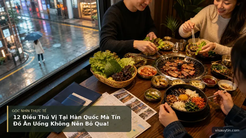 12 Điều Thú Vị Tại Hàn Quốc Mà Tín Đồ Ăn Uống Không Nên Bỏ Qua! — hình minh họa visa