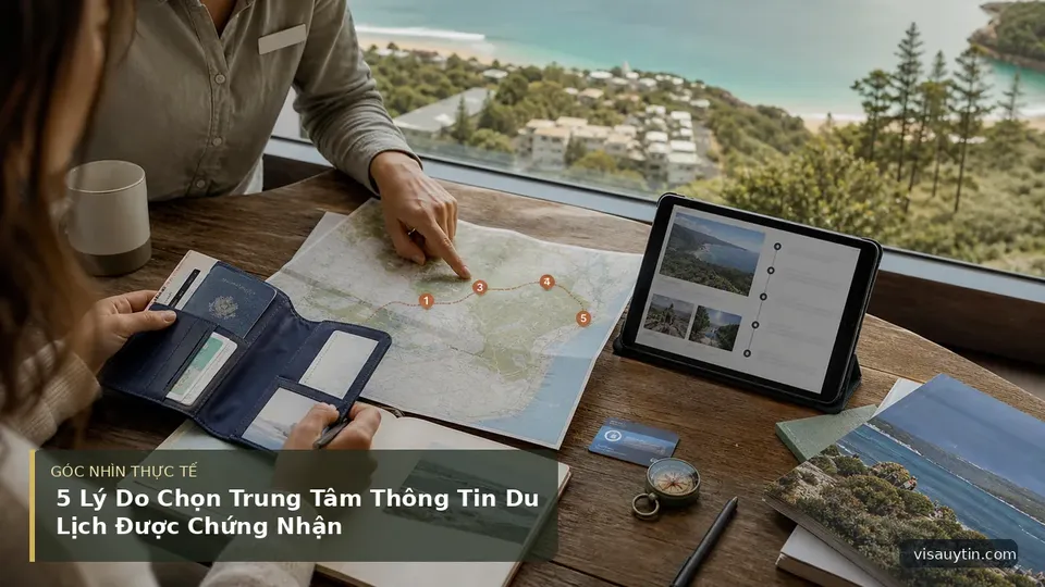 5 Lý Do Chọn Trung Tâm Thông Tin Du Lịch Được Chứng Nhận — hình minh họa visa