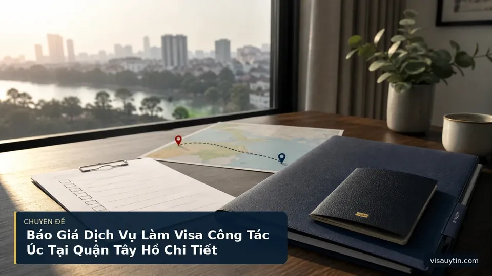 Báo Giá Dịch Vụ Làm Visa Công Tác Úc Tại Quận Tây Hồ Chi Tiết