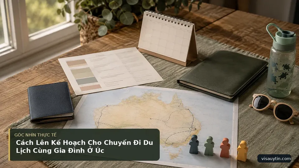 Chi tiết minh họa visa trong bài Cách Lên Kế Hoạch Cho Chuyến Đi Du Lịch Cùng Gia Đình Ở Úc