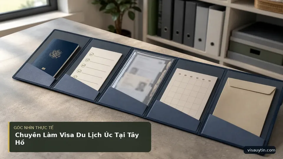 Chi tiết minh họa visa trong bài Chuyên Làm Visa Du Lịch Úc Tại Tây Hồ