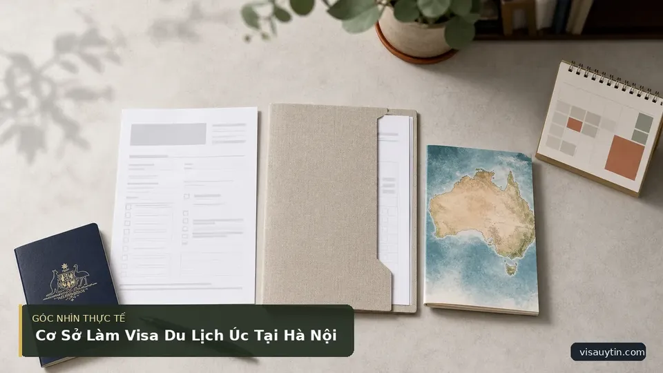 Chi tiết minh họa visa trong bài Cơ Sở Làm Visa Du Lịch Úc Tại Hà Nội