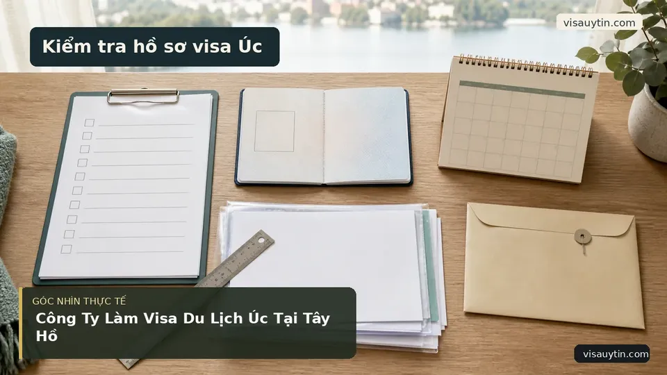 Chi tiết minh họa visa trong bài Công Ty Làm Visa Du Lịch Úc Tại Tây Hồ