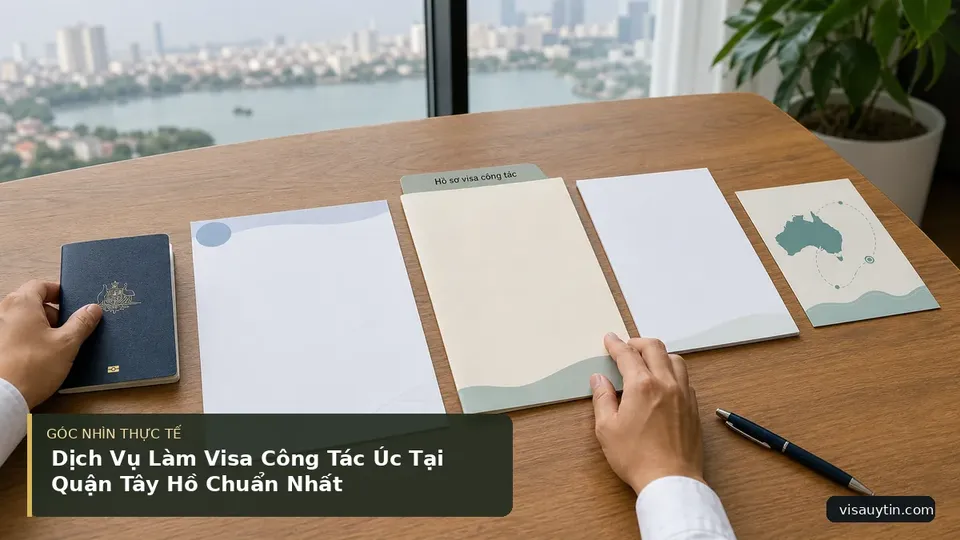 Chi tiết minh họa visa trong bài Dịch Vụ Làm Visa Công Tác Úc Tại Quận Tây Hồ Chuẩn Nhất