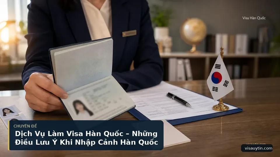 Dịch Vụ Làm Visa Hàn Quốc – Những Điều Lưu Ý Khi Nhập Cảnh Hàn Quốc