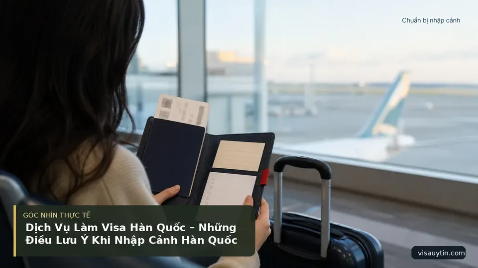 Chi tiết minh họa visa trong bài Dịch Vụ Làm Visa Hàn Quốc – Những Điều Lưu Ý Khi Nhập Cảnh Hàn Quốc