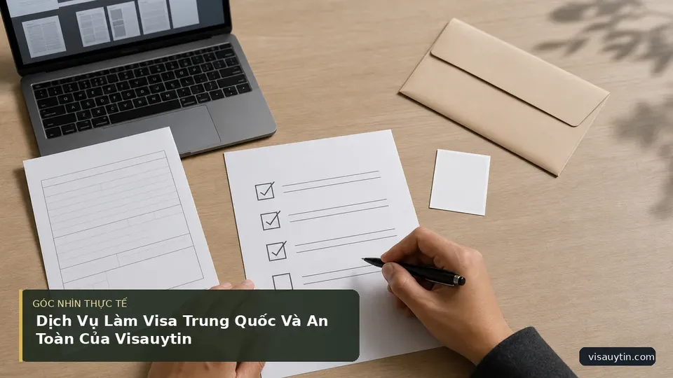 Chi tiết minh họa visa trong bài Dịch Vụ Làm Visa Trung Quốc Và An Toàn Của Visauytin