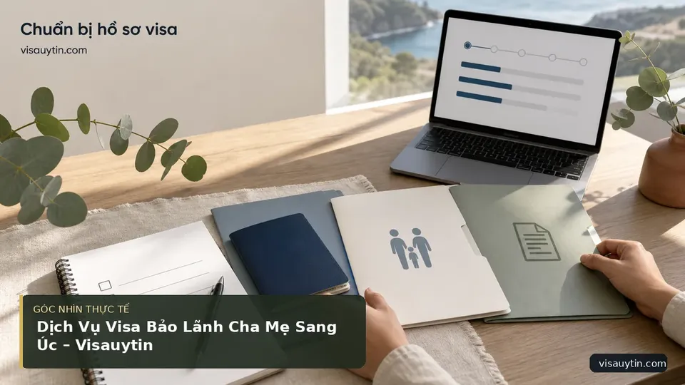 Chi tiết minh họa visa trong bài Dịch Vụ Visa Bảo Lãnh Cha Mẹ Sang Úc – Visauytin