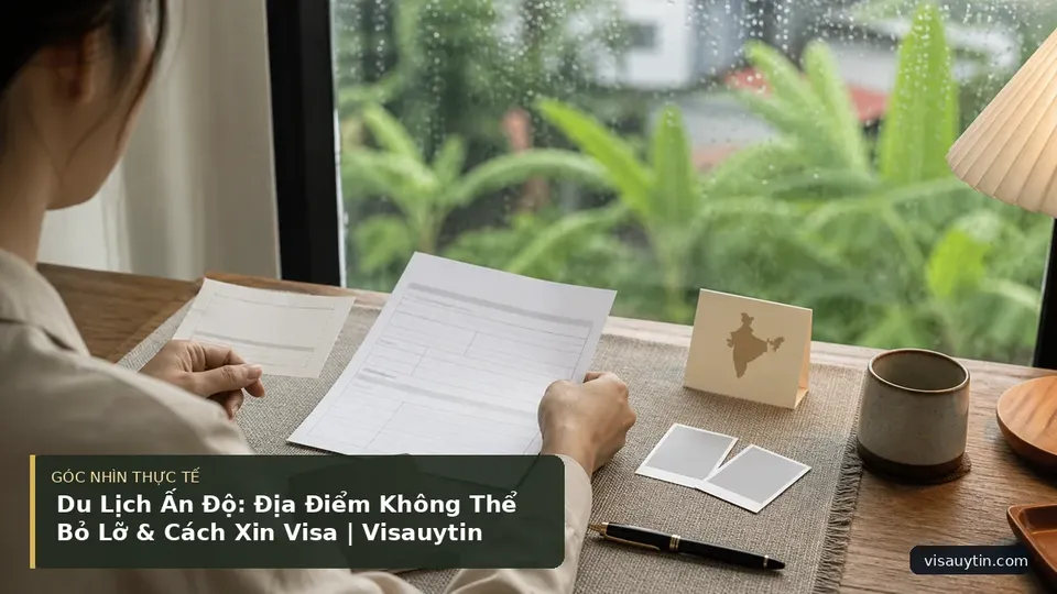 Chi tiết minh họa visa trong bài Du Lịch Ấn Độ: Địa Điểm Không Thể Bỏ Lỡ & Cách Xin Visa | Visauytin