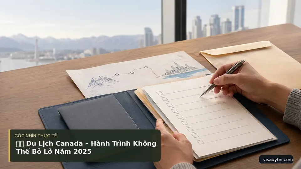 Chi tiết minh họa visa trong bài 🇨🇦 Du Lịch Canada – Hành Trình Không Thể Bỏ Lỡ Năm 2025