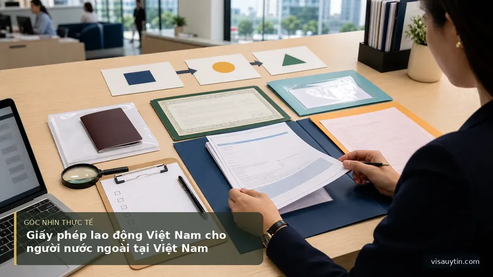 Giấy phép lao động Việt Nam cho người nước ngoài tại Việt Nam — hình minh họa visa