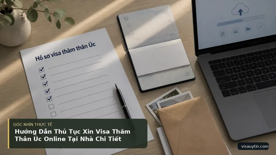 Chi tiết minh họa visa trong bài Hướng Dẫn Thủ Tục Xin Visa Thăm Thân Úc Online Tại Nhà Chi Tiết