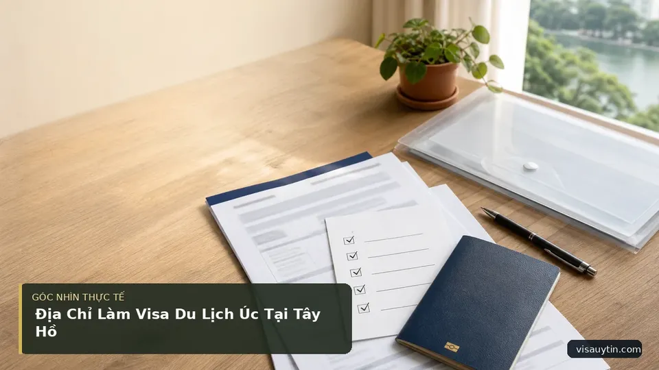 Chi tiết minh họa visa trong bài Địa Chỉ Làm Visa Du Lịch Úc Tại Tây Hồ