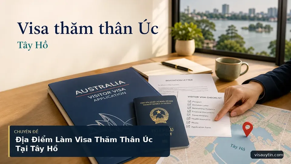 Địa Điểm Làm Visa Thăm Thân Úc Tại Tây Hồ