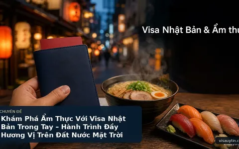 Khám Phá Ẩm Thực Với Visa Nhật Bản Trong Tay – Hành Trình Đầy Hương Vị Trên Đất Nước Mặt Trời Mọc