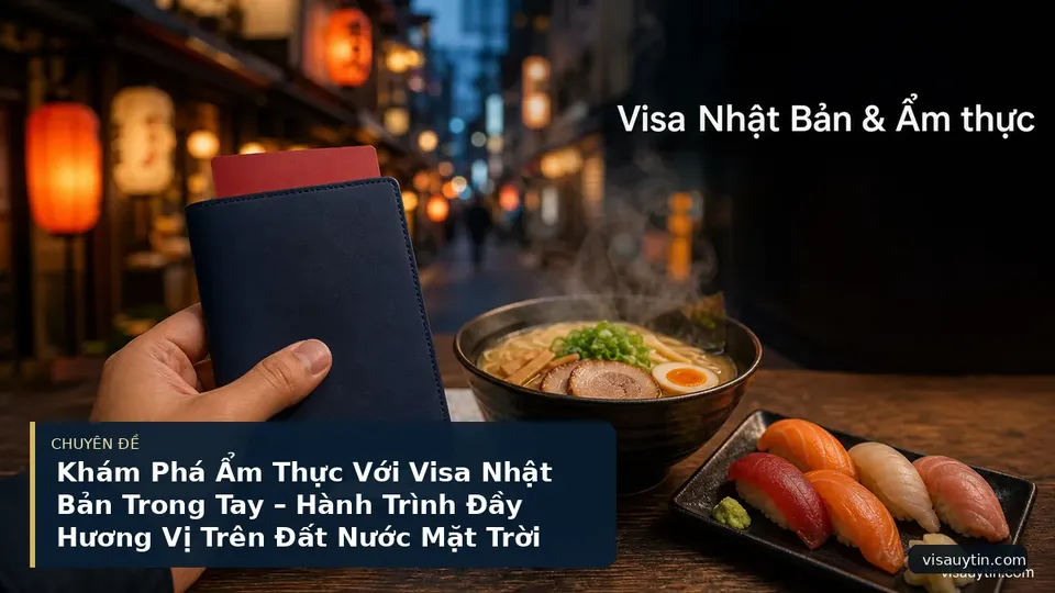 Khám Phá Ẩm Thực Với Visa Nhật Bản Trong Tay – Hành Trình Đầy Hương Vị Trên Đất Nước Mặt Trời Mọc