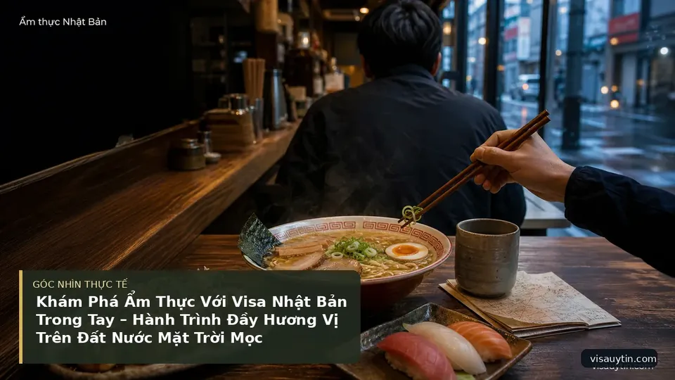 Chi tiết minh họa visa trong bài Khám Phá Ẩm Thực Với Visa Nhật Bản Trong Tay – Hành Trình Đầy Hương Vị Trên Đất Nước Mặt Trời Mọc