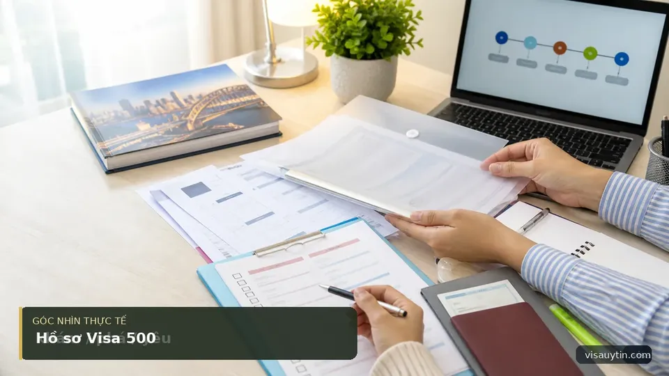 Khám Phá Các Yêu Cầu Về Hồ Sơ Và Quy Trình Xin Visa Du Học Úc (Visa 500) — hình minh họa visa