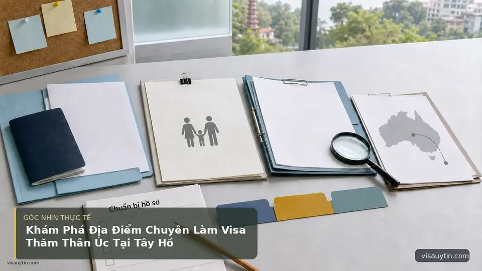 Chi tiết minh họa visa trong bài Khám Phá Địa Điểm Chuyên Làm Visa Thăm Thân Úc Tại Tây Hồ