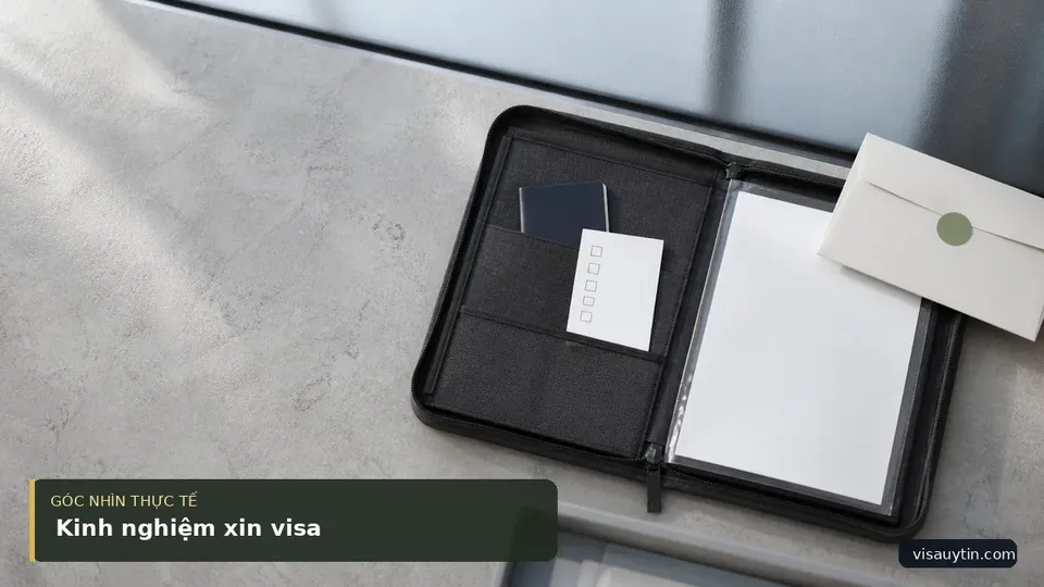 Chi tiết minh họa visa trong bài Kinh nghiệm xin visa
