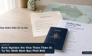 Kinh Nghiệm Xin Visa Thăm Thân Úc Tự Túc Nhất Định Bạn Phải Biết