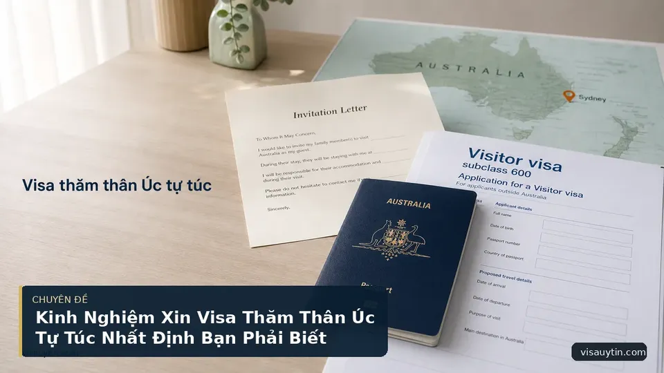 Kinh Nghiệm Xin Visa Thăm Thân Úc Tự Túc Nhất Định Bạn Phải Biết