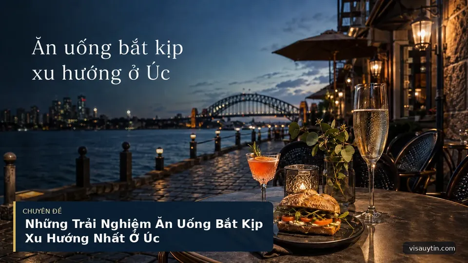 Những Trải Nghiệm Ăn Uống Bắt Kịp Xu Hướng Nhất Ở Úc