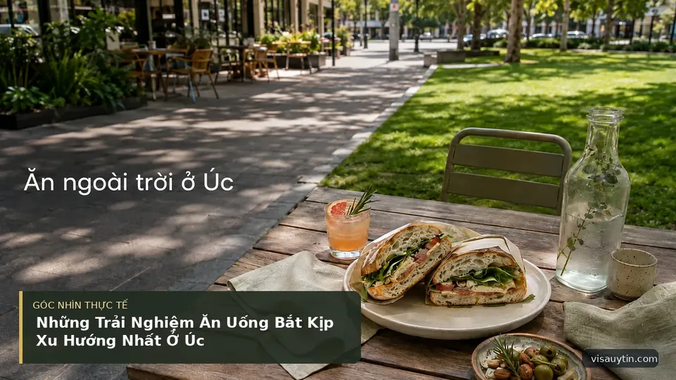 Những Trải Nghiệm Ăn Uống Bắt Kịp Xu Hướng Nhất Ở Úc — trải nghiệm ăn uống ngoài trời tại Úc