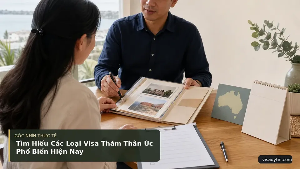 Chi tiết minh họa visa trong bài Tìm Hiểu Các Loại Visa Thăm Thân Úc Phổ Biến Hiện Nay