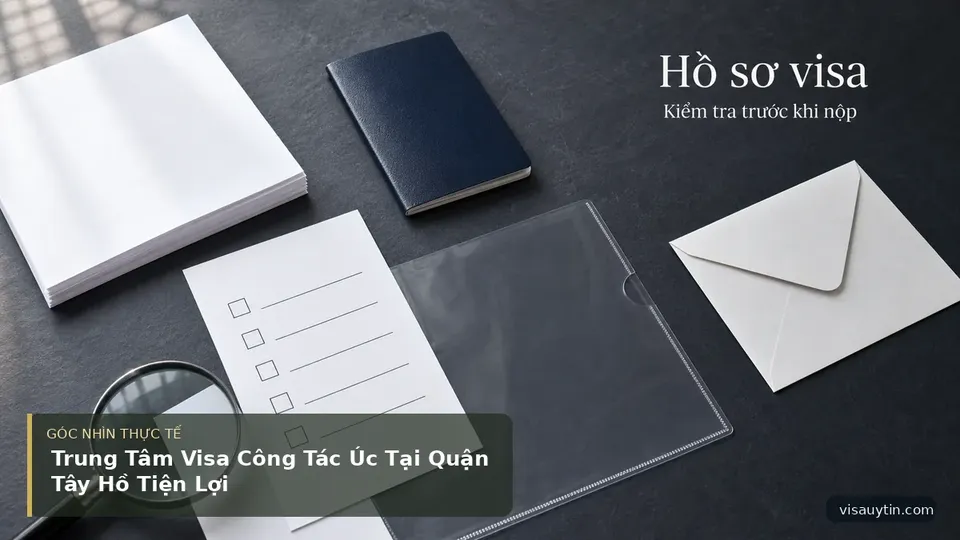 Chi tiết minh họa visa trong bài Trung Tâm Visa Công Tác Úc Tại Quận Tây Hồ Tiện Lợi