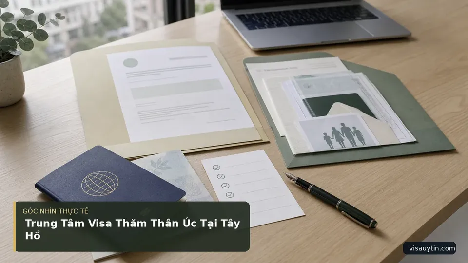Chi tiết minh họa visa trong bài Trung Tâm Visa Thăm Thân Úc Tại Tây Hồ