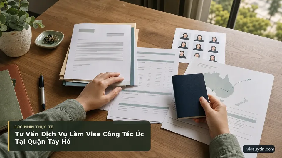 Chi tiết minh họa visa trong bài Tư Vấn Dịch Vụ Làm Visa Công Tác Úc Tại Quận Tây Hồ