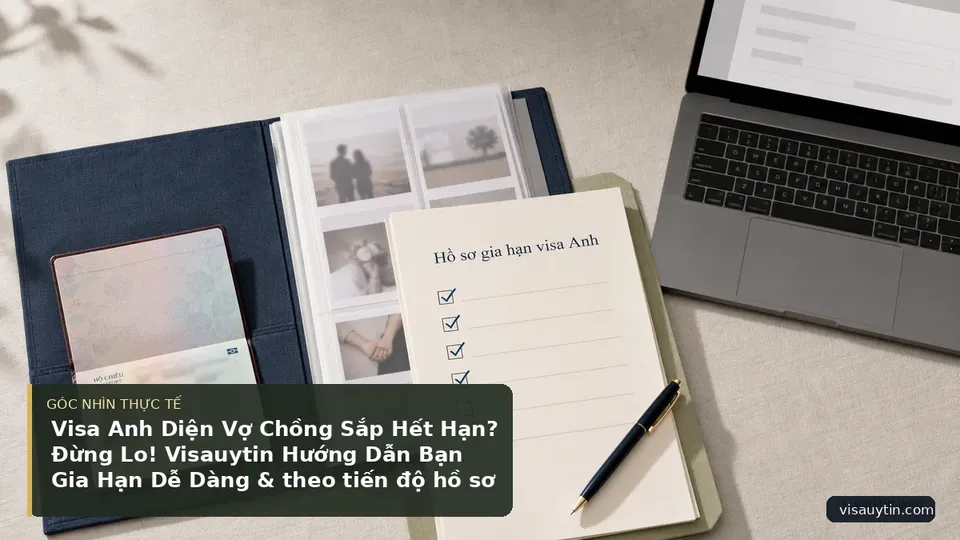 Chi tiết minh họa visa trong bài Visa Anh Diện Vợ Chồng Sắp Hết Hạn? Đừng Lo! Visauytin Hướng Dẫn Bạn Gia Hạn Dễ Dàng & theo tiến độ hồ sơ