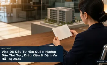 Visa D8 Đầu Tư Hàn Quốc: Hướng Dẫn Thủ Tục, Điều Kiện & Dịch Vụ Hỗ Trợ 2025