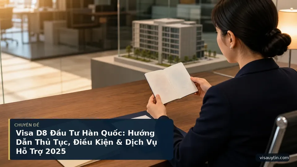 Visa D8 Đầu Tư Hàn Quốc: Hướng Dẫn Thủ Tục, Điều Kiện & Dịch Vụ Hỗ Trợ 2025