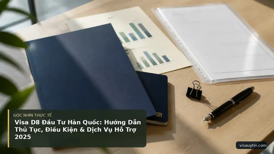 Chi tiết minh họa visa trong bài Visa D8 Đầu Tư Hàn Quốc: Hướng Dẫn Thủ Tục, Điều Kiện & Dịch Vụ Hỗ Trợ 2025