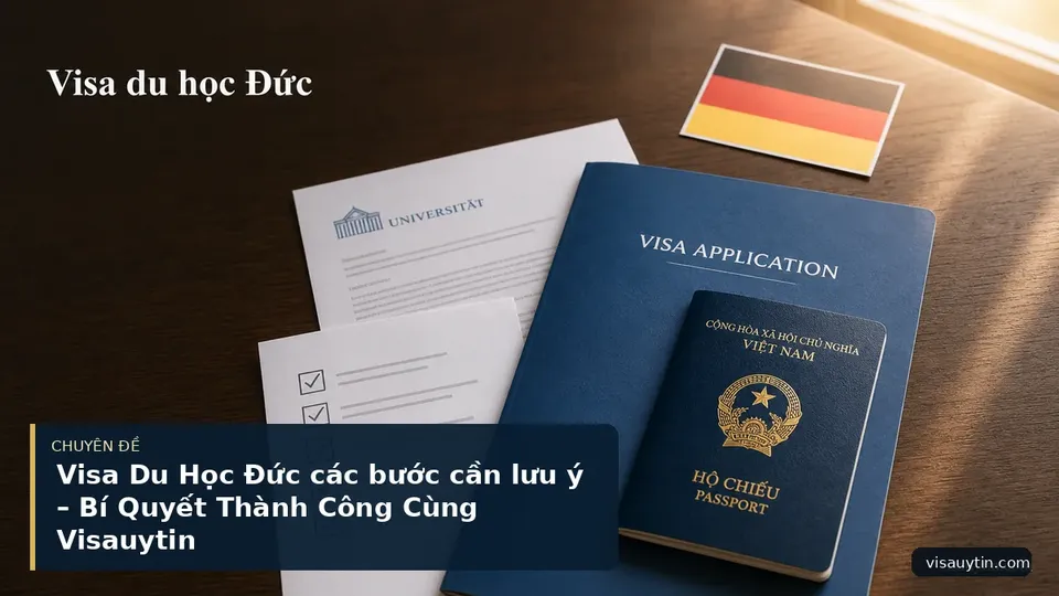 Visa Du Học Đức các bước cần lưu ý – Bí Quyết Thành Công Cùng Visauytin
