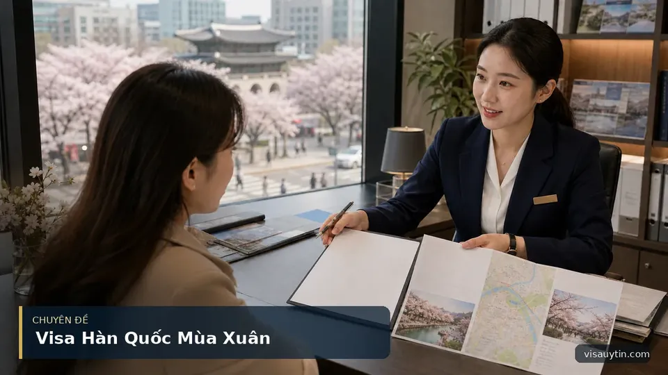 Visa Du Lịch Hàn Quốc – Hướng Dẫn Điểm Ngắm Hoa Xuân Đẹp Nhất