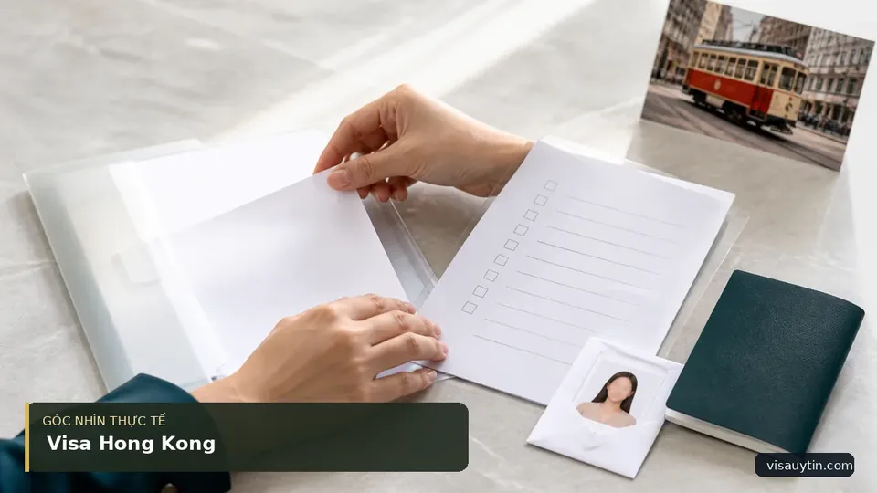 Chi tiết minh họa visa trong bài Visa Hong Kong