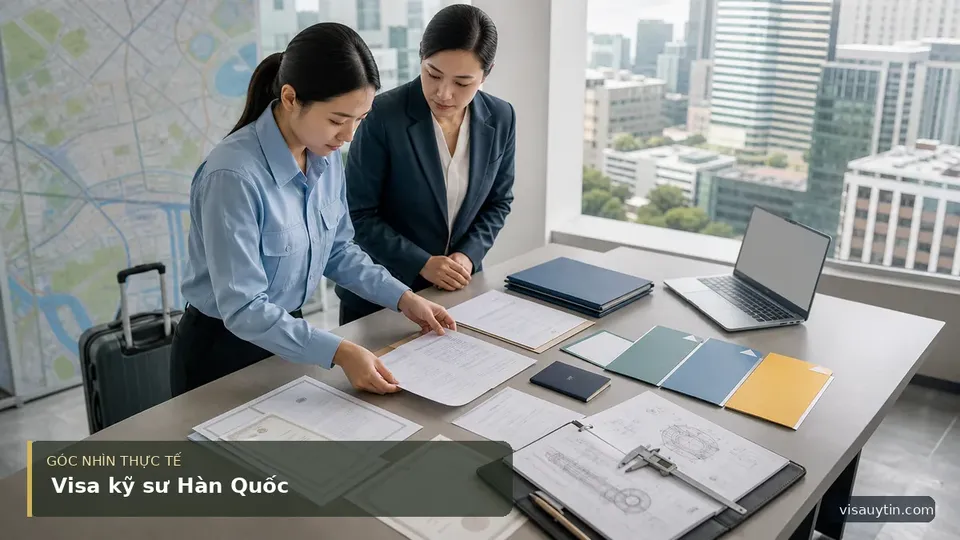 Visa Kỹ Sư Hàn Quốc: Giải Pháp Cho Những Cơ Hội Nghề Nghiệp Tại Xứ Sở Kim Chi — hình minh họa visa