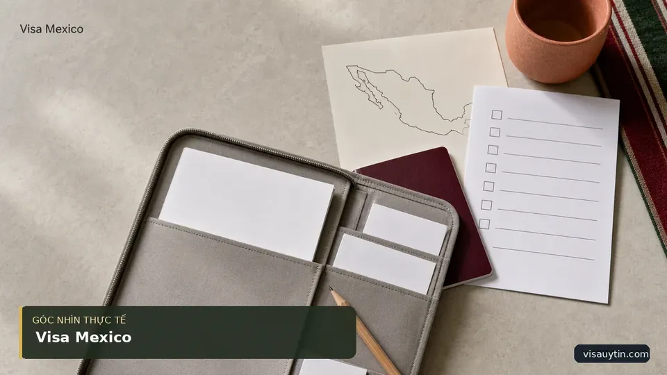 Chi tiết minh họa visa trong bài Visa Mexico