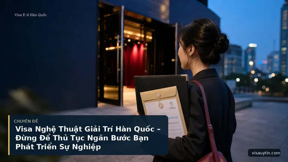 Visa Nghệ Thuật Giải Trí Hàn Quốc – Đừng Để Thủ Tục Ngăn Bước Bạn Phát Triển Sự Nghiệp