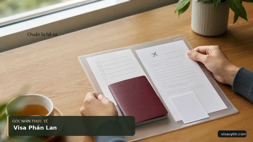 Chi tiết minh họa visa trong bài Visa Phần Lan