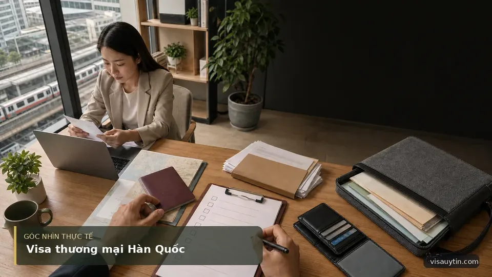 Visa Thương Mại Hàn Quốc 2025 – Hướng Dẫn Xin Visa & Dễ Dàng Cùng Visauytin! — hình minh họa visa