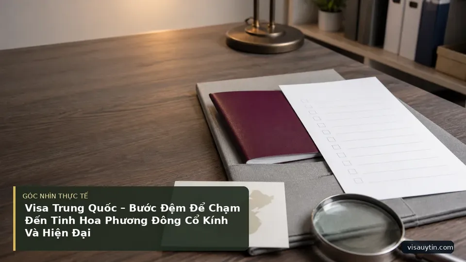 Chi tiết minh họa visa trong bài Visa Trung Quốc – Bước Đệm Để Chạm Đến Tinh Hoa Phương Đông Cổ Kính Và Hiện Đại