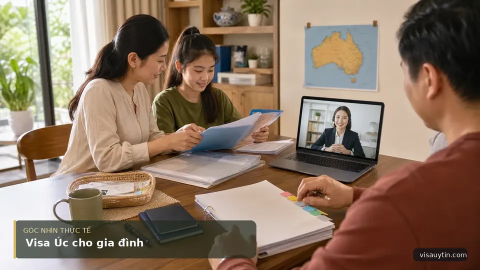 Visa Úc 101 – Giải Pháp Hoàn Hảo Cho Gia Đình Bạn — hình minh họa visa