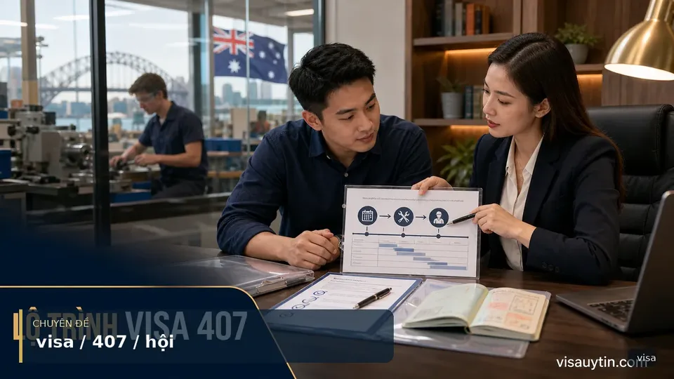 Visa Úc 407: Cơ Hội Nâng Cao Tay Nghề Với Chương Trình Đào Tạo Tại Úc