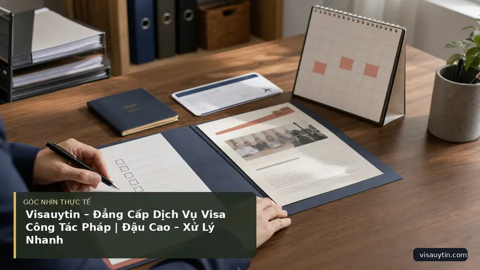 Chi tiết minh họa visa trong bài Visauytin – Đẳng Cấp Dịch Vụ Visa Công Tác Pháp | Đậu Cao – Xử Lý Nhanh